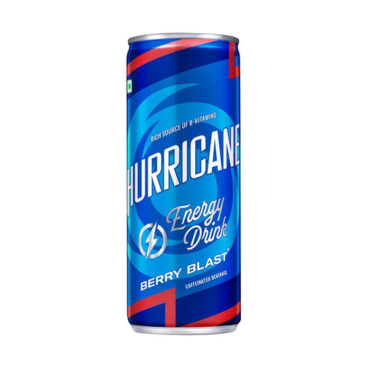Budweiser Hurricane Energy Drink 250Ml Pack Of 6 - Blueberry