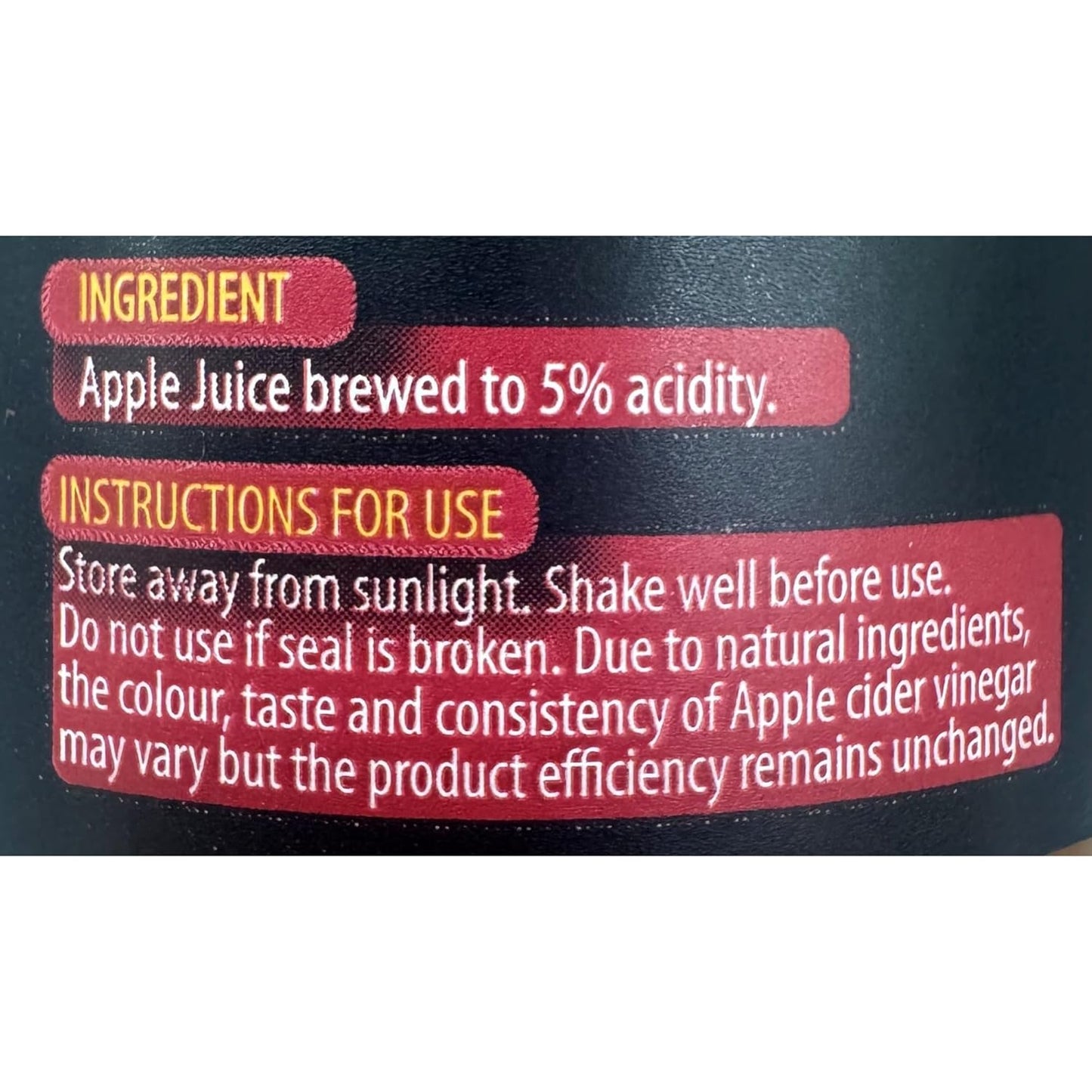 Dabur Himalayan Apple Cider Vinegar - 500ml | Oraganic Sourced Hanpicked Apples | Mother of Vinegar | For Weight Management, Reduced Bloating, Healthy Skin & Hair | Raw, Unfiltered & Unpasteurized