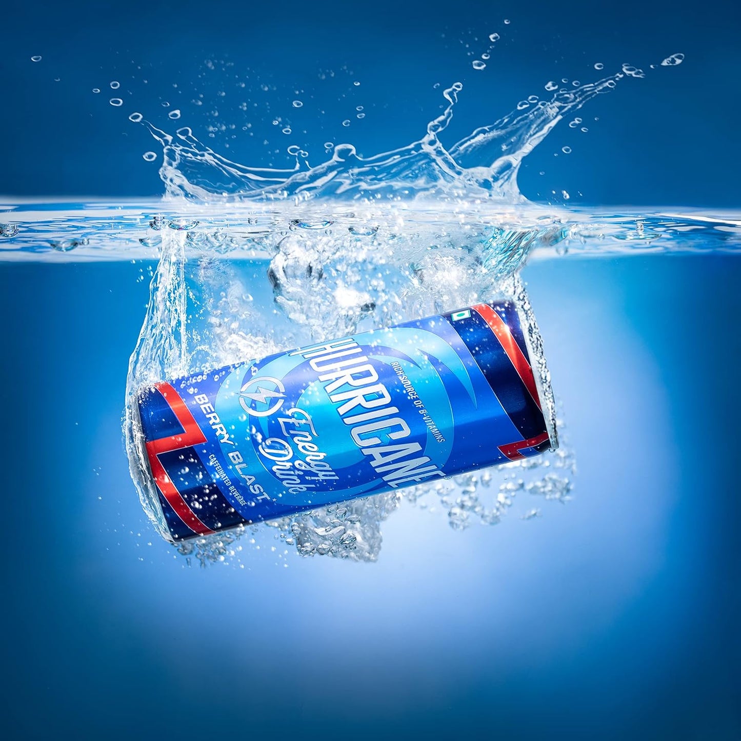 Budweiser Hurricane Energy Drink 250Ml Pack Of 6 - Blueberry