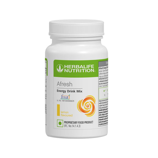 Herbalife Afresh Energy Drink Mix Lemon Pack of 2 (100 Gram)