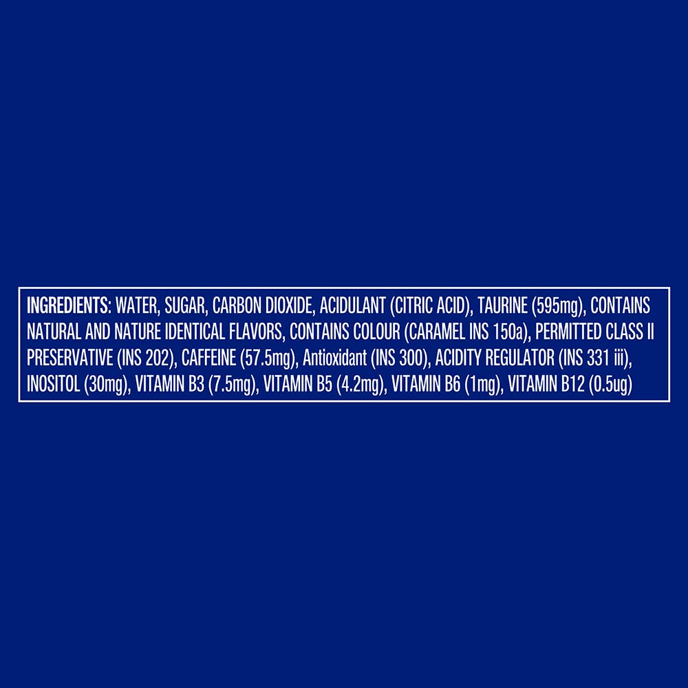 Budweiser Hurricane Energy Drink 250Ml Pack Of 6 - Blueberry