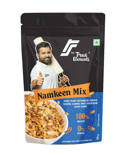 True Elements 7 in 1 Seeds Mix 250g - Edible Seeds | Healthy Seeds | Diet Snacks | 100% Natural and Roasted Seeds - Pumpkin, Watermelon, Sunflower, Flax, Chia, Sesame & Soynuts