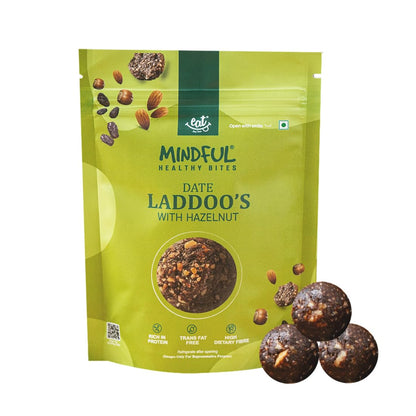 Eat Anytime Sugar Free Dates Laddoo's With Coconut Flavour - Super Saver Pack of 30 | Replacement of Energy & Protein Bars | Powerhouse of Protein & Fibre | Zero Trans Fat & Zero Cholesterol - 100gmx3