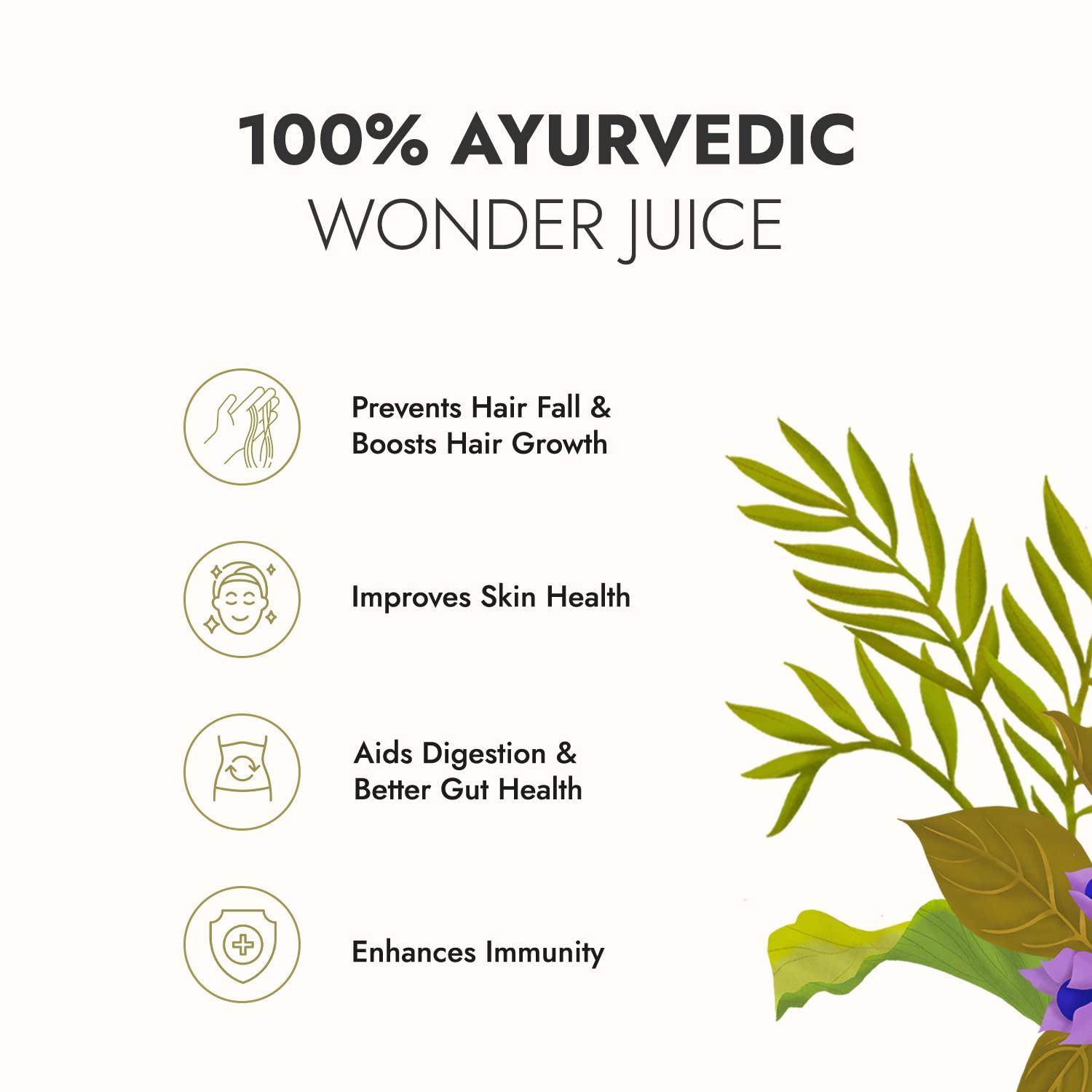 Kapiva Wild Amla Juice 1L | Suitable for healthy Hair & Skin | Detox juice for weight loss | Natural Source of Vitamin C | Natural Juice Made With Cold Pressed Amla from Pratapgarh | No Added Sugar