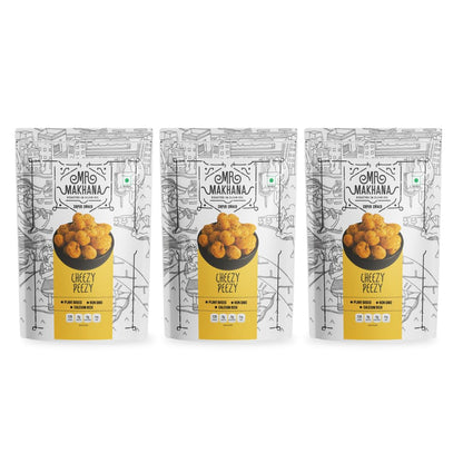 Mr. Makhana Roasted Makhana and Foxnuts | Healthy Snacks | Gluten Free | MSG Free | Antioxidant | Rich Calcium | Zero Trans Fat | Zero cholesterol (Butter Tomato 55gx3)