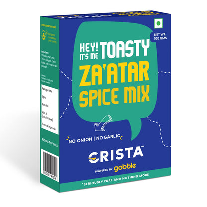 CRISTA Jain Tangy Peri-Peri Spice Mix with No Onion and Garlic, Multi-purpose Seasoning, Trans Fat Free, Vegan Zero added Colours, Fillers, Additives & Preservatives - 45 gms
