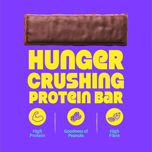 Yogabar Protein Minis, 4g Protein Bar (24 Bars, Choco Peanut Butter) | Dark Chocolate Bar with no Trans Fat | Healthy Snacks for Kids & Adults | Peanut filled Chocolate Box | Rich in Protein & Fiber