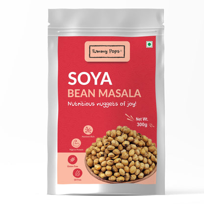 Tummy Pops Roasted Bajra Puffs | Crunchy & High-Fiber Pearl Millet Snack | Low-Calorie & Tasty Namkeen | Spicy Masala Flavor | 200gm Pack