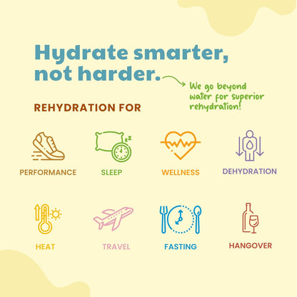 Sweetmate Sugar-Free Assorted Electrolyte Drink Mix Sweetened With Stevia -5g (30 Sachet) No Preservatives and Chemicals |Offers 10x more Electrolyte | Keto Friendly, Vegan