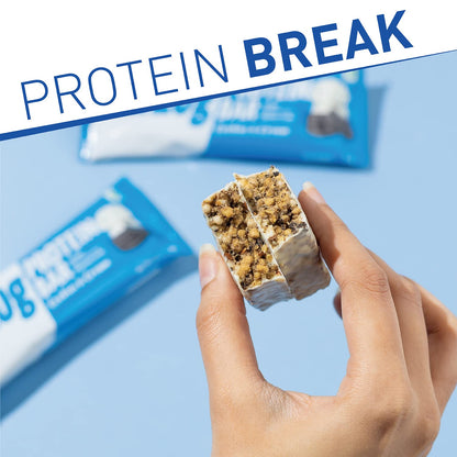 MuscleBlaze 20g Protein Bar (Cookies & Cream, Pack of 6) | Protein Blend, Healthy Protein Snacks | For Energy & Fitness
