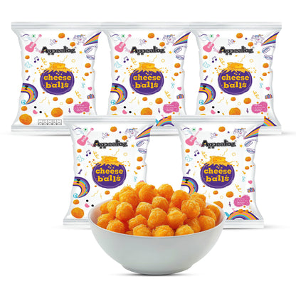 Appeatoz Jowar Puffs - Magic Masala | Roasted, Not Fried | Gluten-Free & High Protein | No Added Sugar | Healthy Baked Snack for Kids & Adults | Sorghum-Based | Crunchy Snack | Pack of 5