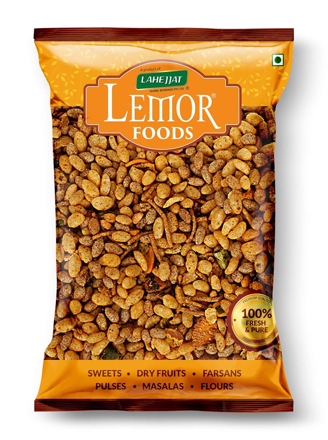 Lemor Roasted Kolkata Jal Mudi (400 g, 2 Packs of 200 gms) | Namkeen Snacks for foodie Indians | Roasted Healthy Munchies