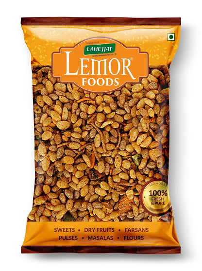 Lemor Roasted Kolkata Jal Mudi (400 g, 2 Packs of 200 gms) | Namkeen Snacks for foodie Indians | Roasted Healthy Munchies