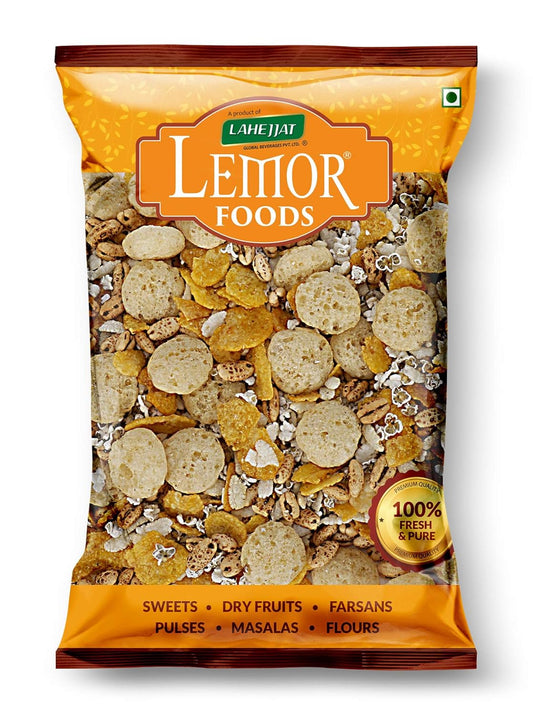 Lemor Roasted Multigrain Mix (280 g, 2 Pack of 140 Gms) | Namkeen Snacks for foodie Indians | Roasted Healthy Munchies