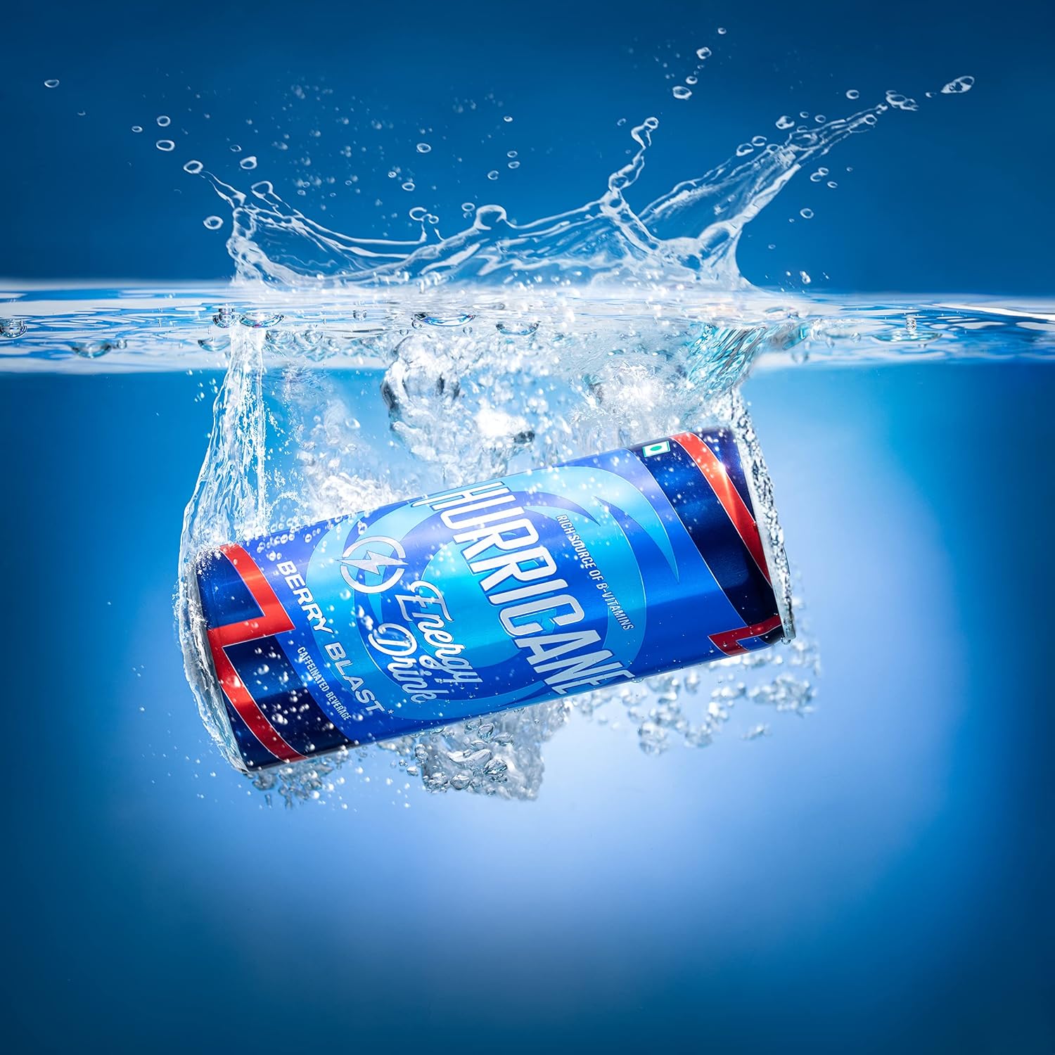 Budweiser Hurricane Energy Drink 250Ml Pack Of 6 - Blueberry